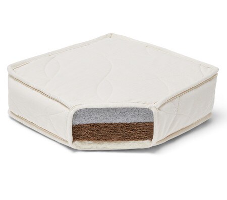 Twist Natural Cot Mattress by The Little Green Sheep Pottery