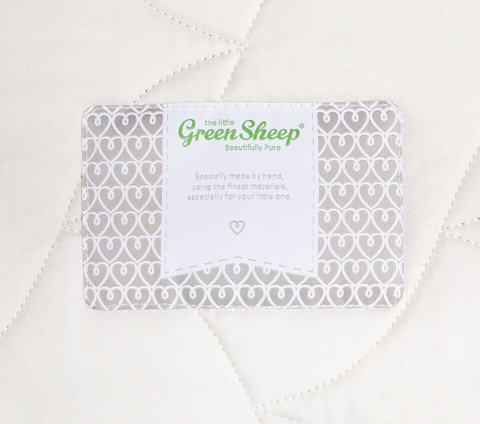 Twist Natural Cot Mattress by The Little Green Sheep