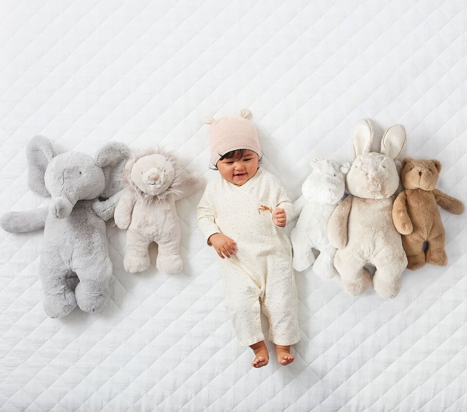 Plush Bunny Stuffed Animal and Blanket Set