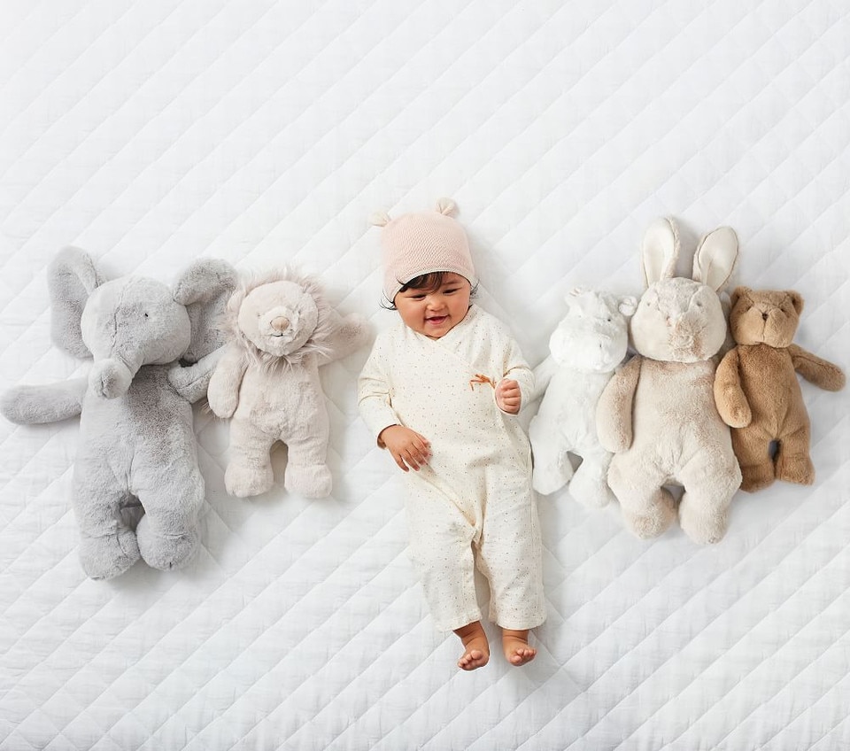 Plush Lamb Stuffed Animal and Blanket Set