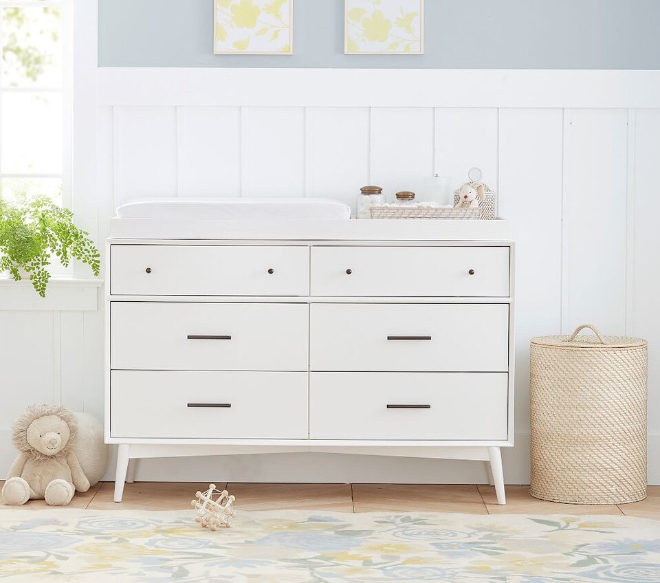 Quinn White-Washed Hamper
