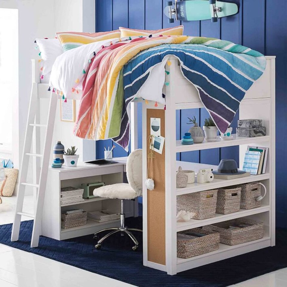 Rainbow Chevron Bedspread & Pillowcase