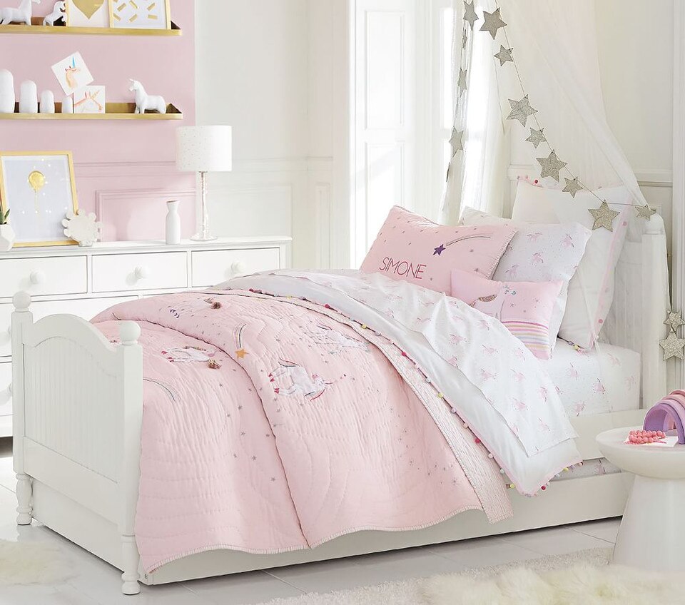 Rainbow Unicorn Bedspread