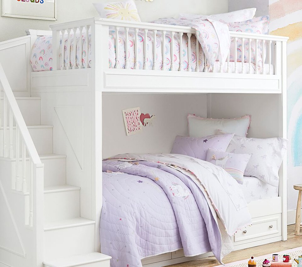 Rainbow Unicorn Bedspread
