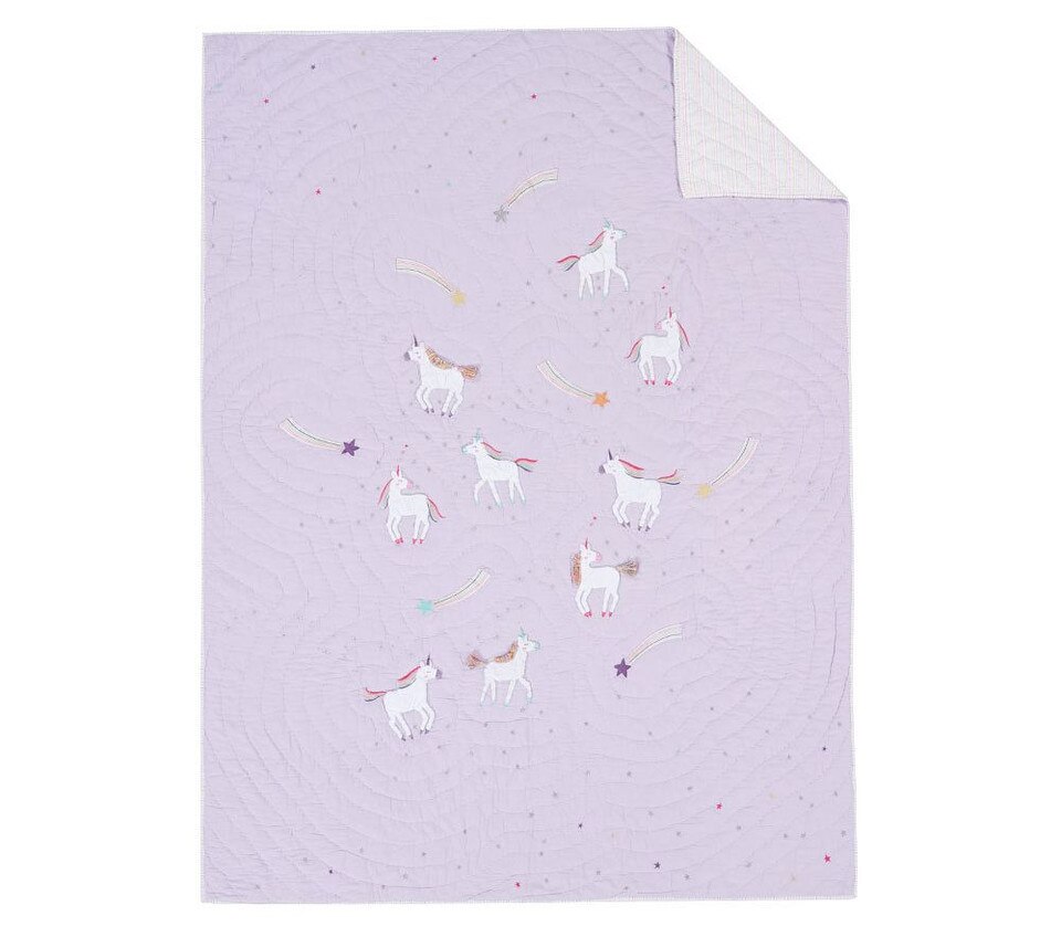 Rainbow Unicorn Bedspread
