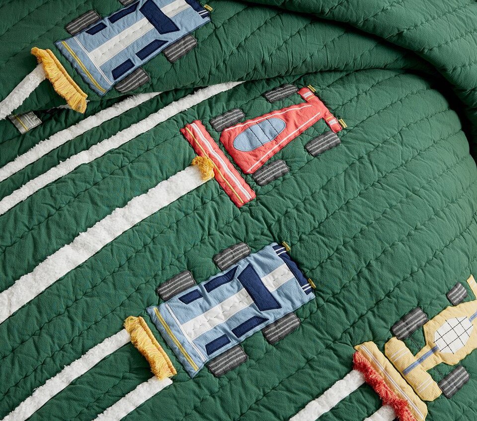 Remy Race Car Bedspread & Pillowcases
