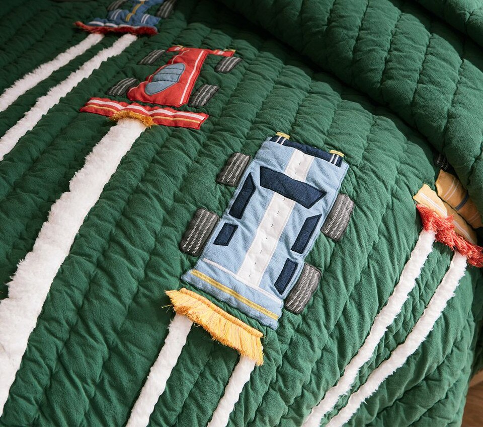 Remy Race Car Bedspread & Pillowcases