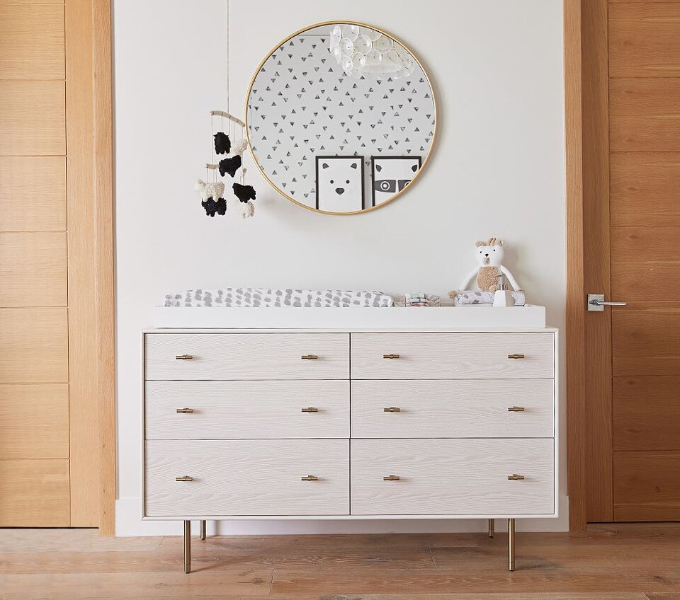 Round Metal Mirror