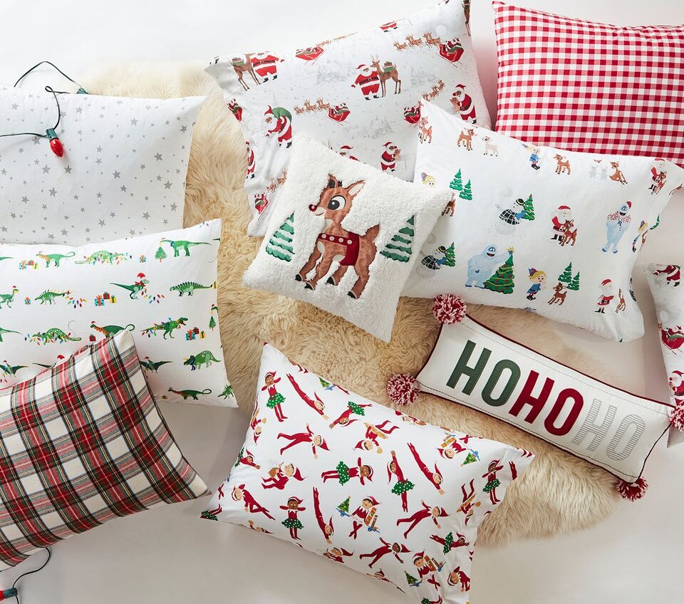 Rudolph® Glow-in-the-Dark Flannel Sheet Set & Pillowcases