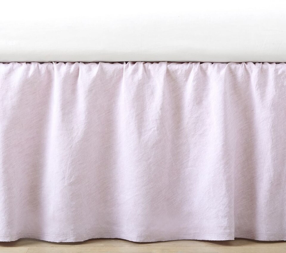 Ruffle Belgian Linen Cot Skirt