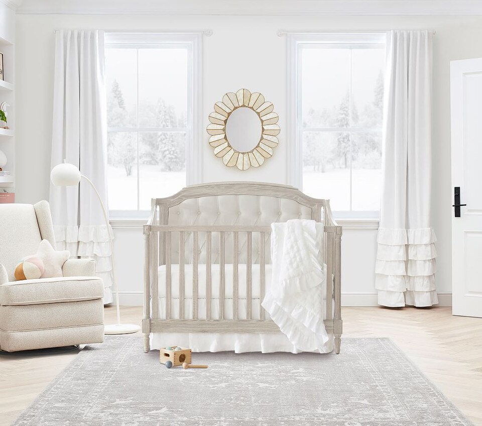 Ruffle Belgian Linen Cot Skirt