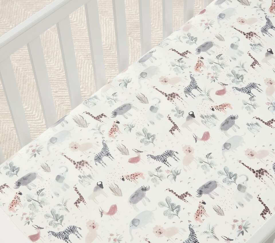 Safari Organic Cotton Tencel® Cot Fitted Sheet