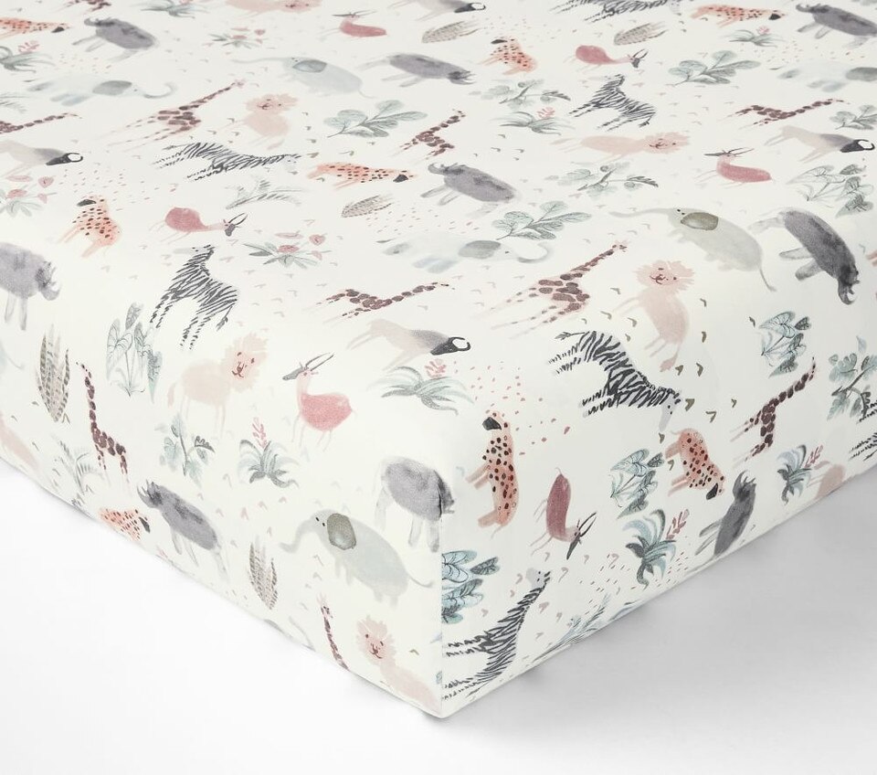Safari Organic Cotton Tencel® Cot Fitted Sheet