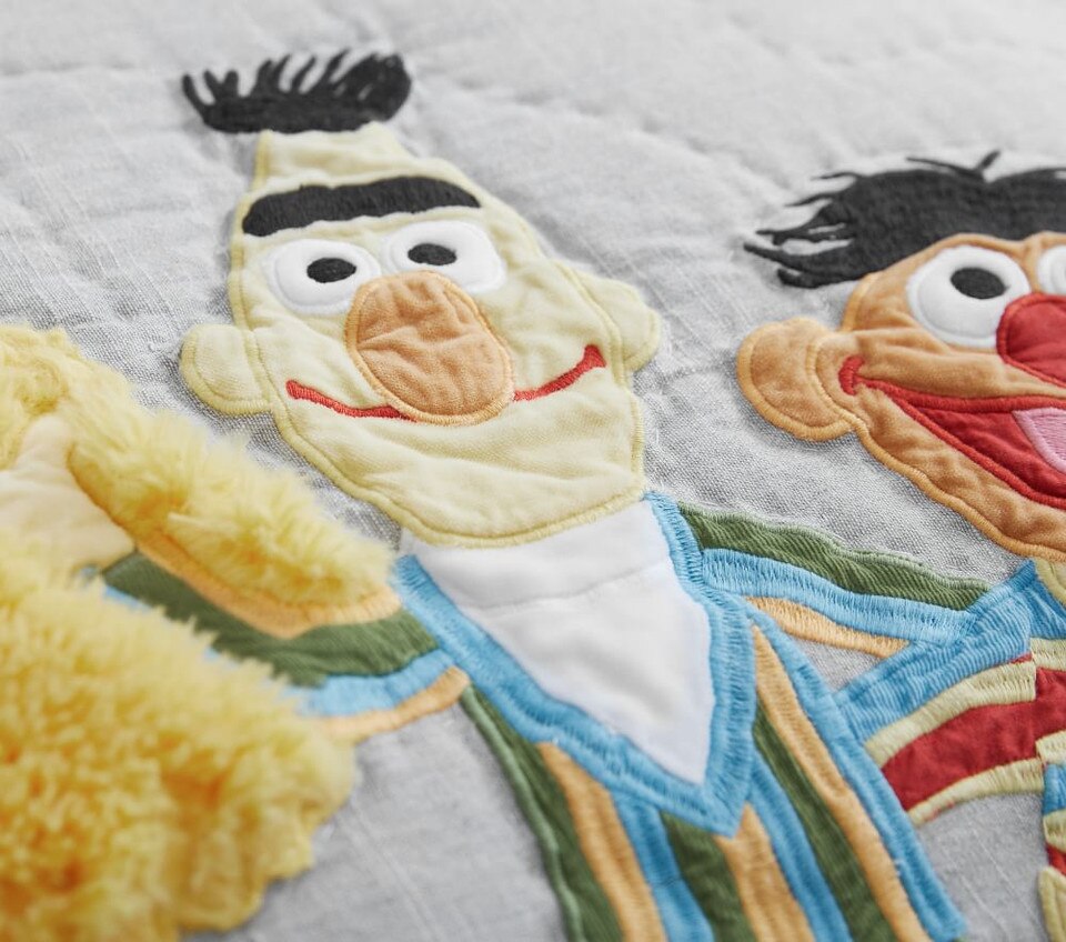 Sesame Street Bedspread & Pillowcases