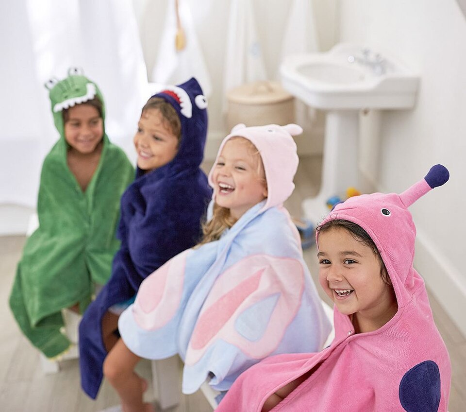 Shark Kids Hooded Towel