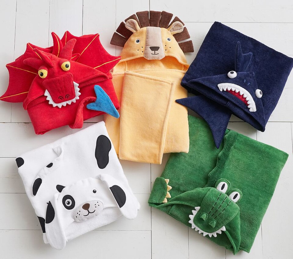 Shark Kids Hooded Towel