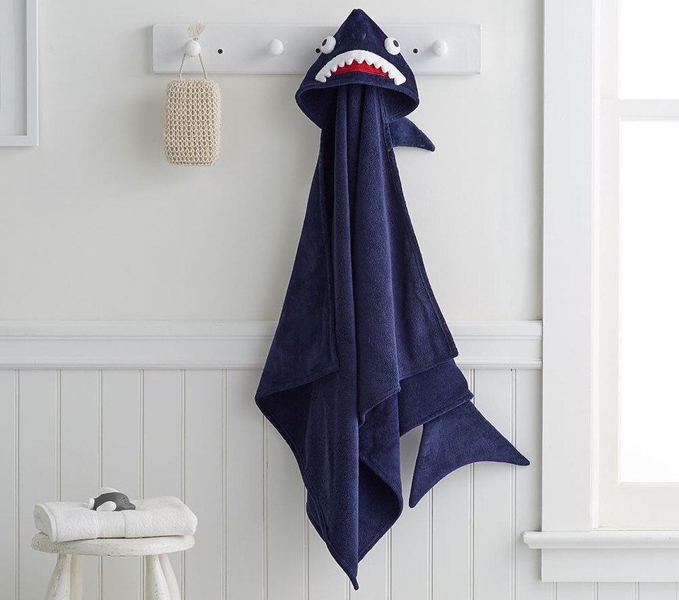 Shark Kids Hooded Towel