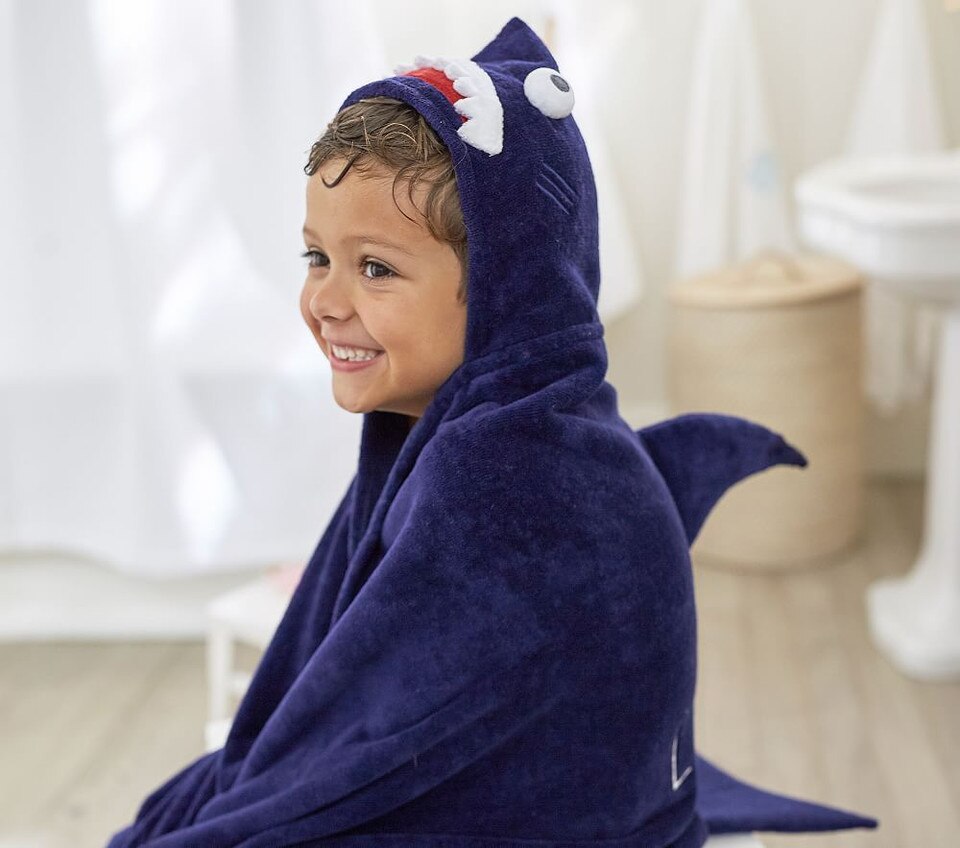 Shark Kids Hooded Towel