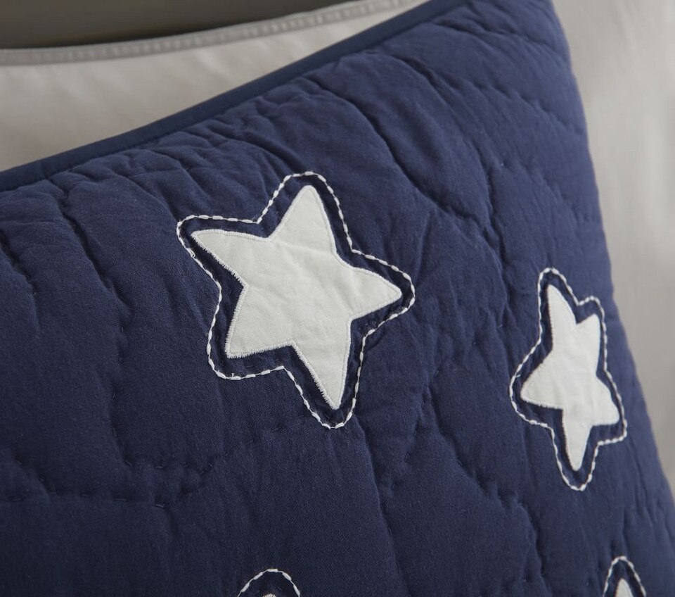 Shining Star Glow-in-the-Dark Bedspread & Pillowcases