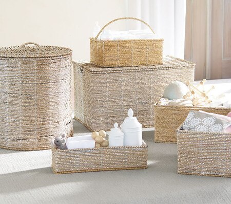 Silver Rope Storage Pottery Barn Kids UK