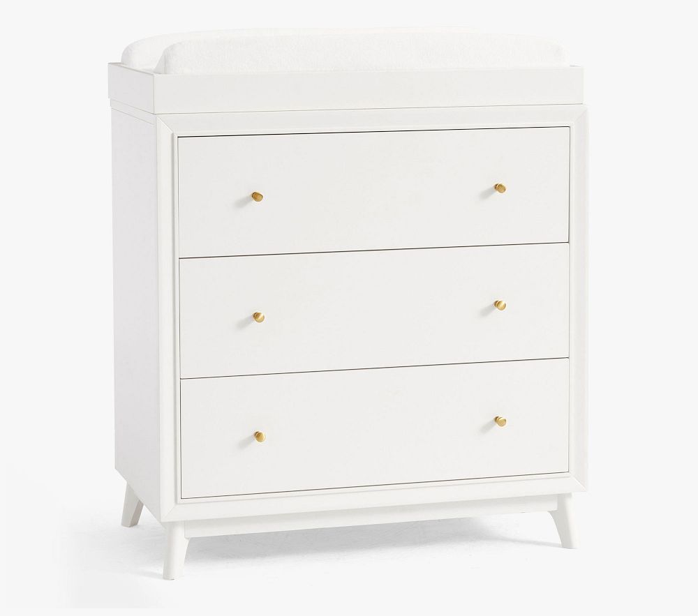 Pottery Barn White Dresser With Changing Topper Pottery Barn Extra