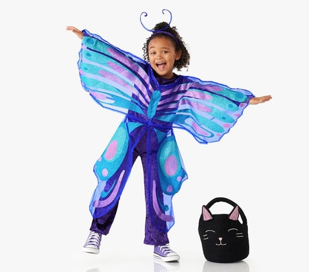 Light Up Blue Butterfly Costume for Kids Light Up Blue Butterfly Costume for Kids