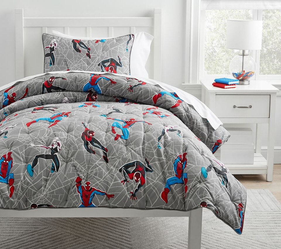 Marvel's Spider-Man Glow-in-the-Dark Comforter & Pillowcases