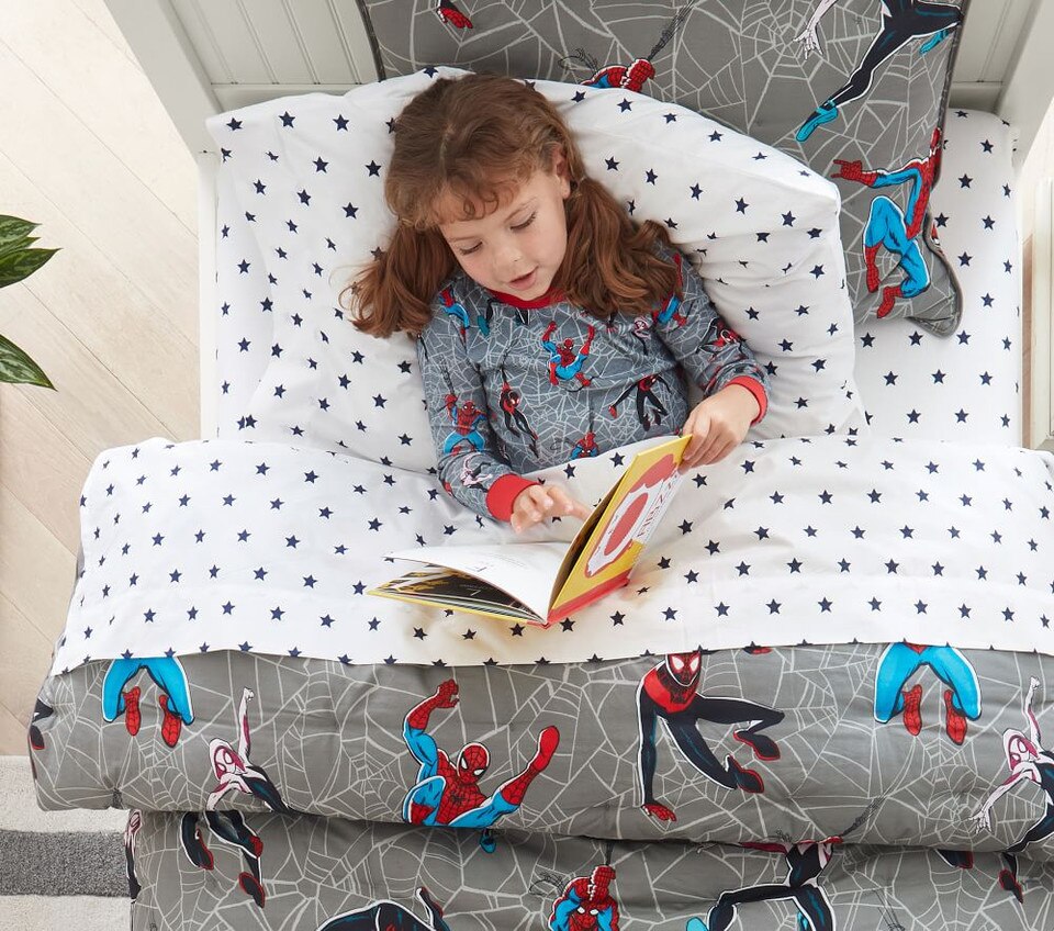 Marvel's Spider-Man Glow-in-the-Dark Comforter & Pillowcases
