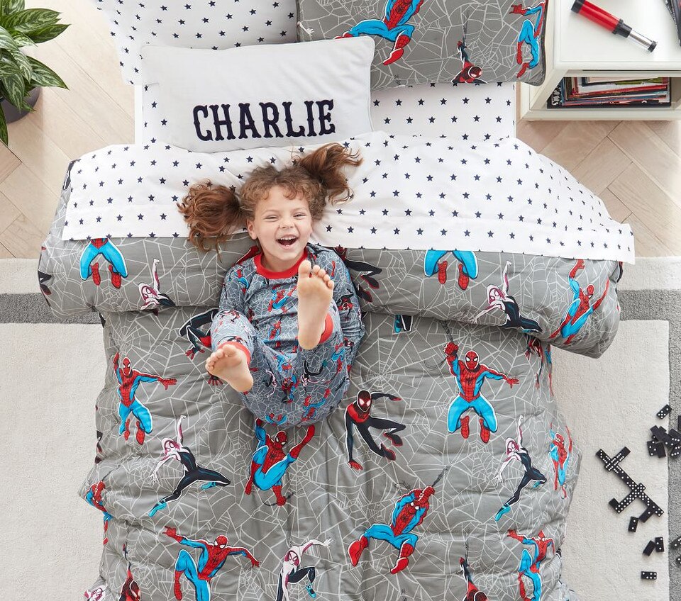 Marvel's Spider-Man Glow-in-the-Dark Comforter & Pillowcases