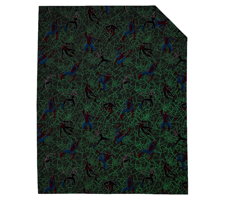 Marvel's Spider-Man Glow-in-the-Dark Duvet Cover & Pillowcases