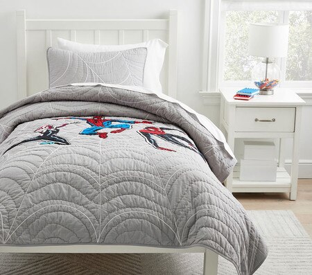 Marvel's Spider-Man Comforter Pillowcases Pottery Barn Kids UK