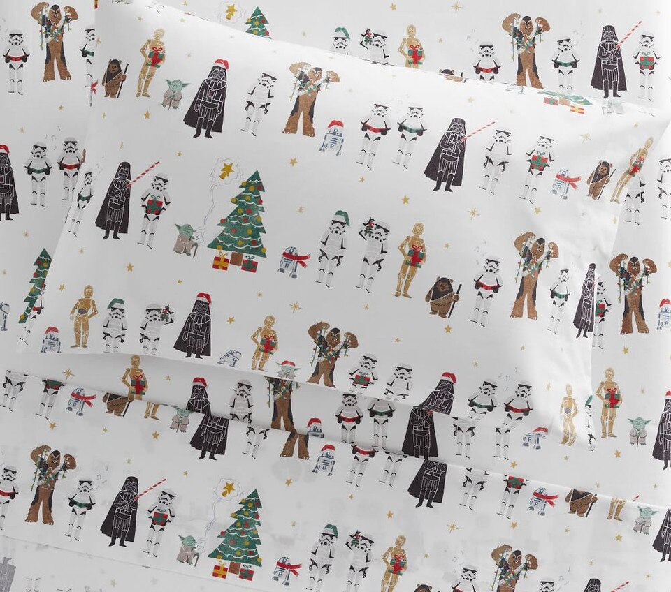 Star Wars™ Festive Organic Sheet Set & Pillowcases