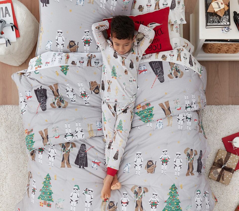 Star Wars™ Festive Organic Sheet Set & Pillowcases