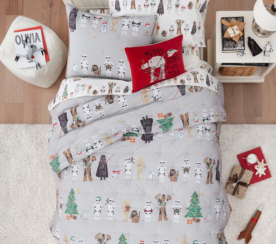 Star Wars™ Festive Organic Sheet Set & Pillowcases