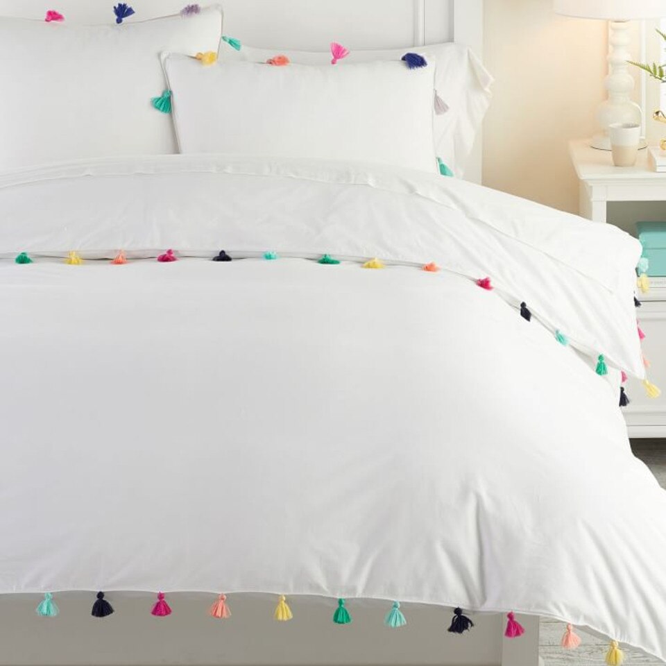 Tassel Duvet Cover & Pillowcase