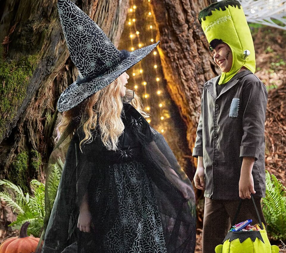 Toddler Glow-in-the-Dark Witch Halloween Costume