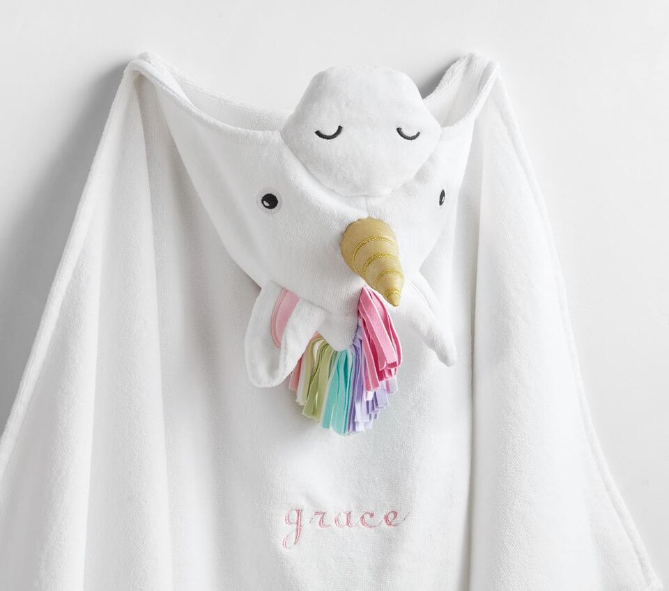 Unicorn Kids Hooded Towel