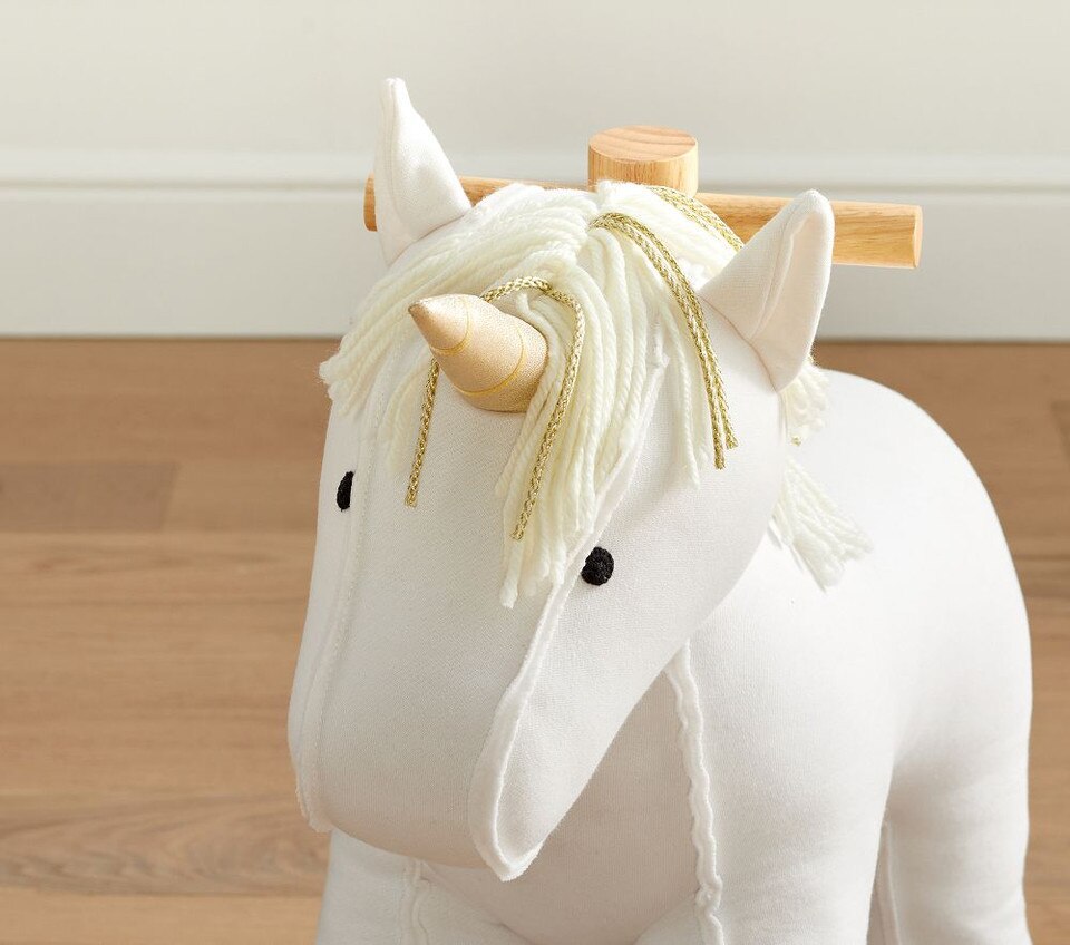 Unicorn Cotton Plush Nursery Rocker