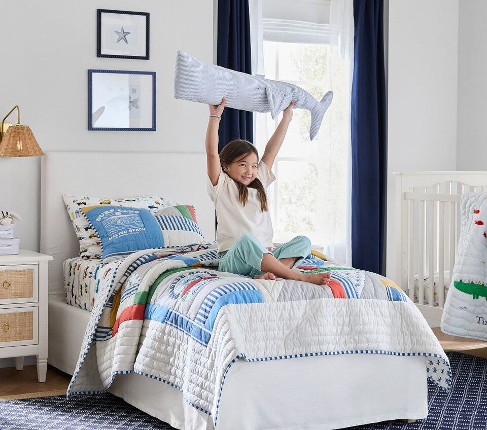 Wally Whale Cushion