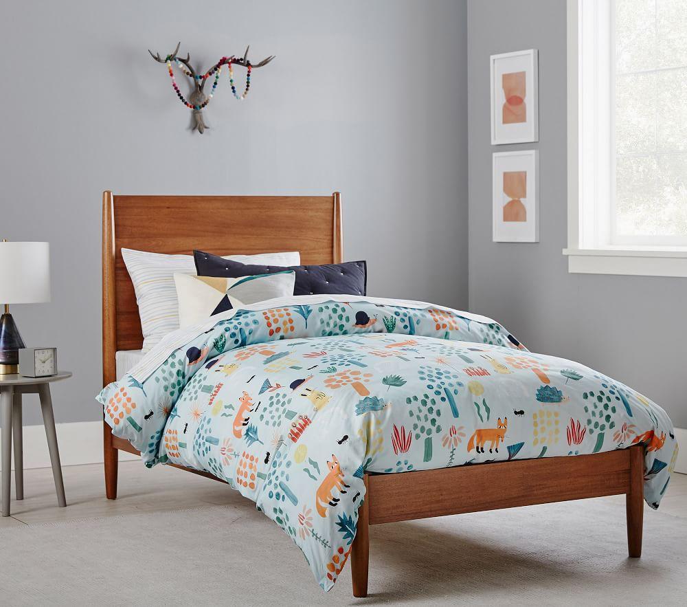 mid century kids bed