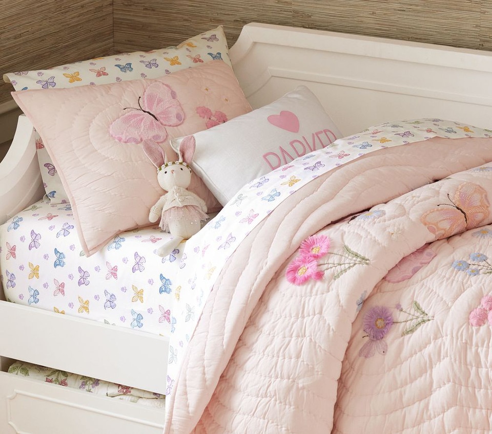 Wildflower Butterfly Bedspread & Pillowcases