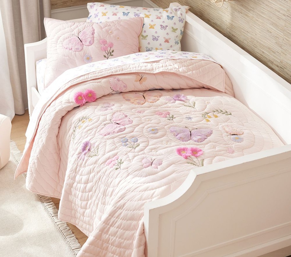 Wildflower Butterfly Bedspread & Pillowcases