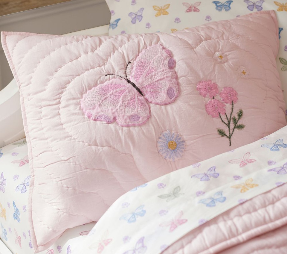 Wildflower Butterfly Bedspread & Pillowcases
