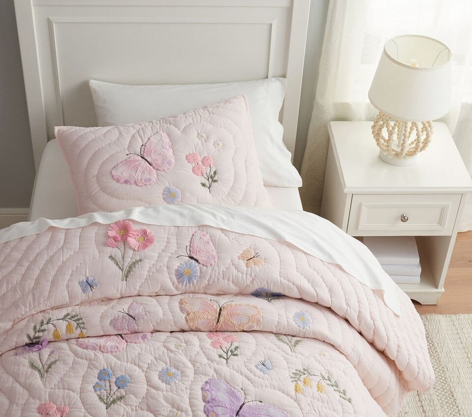 Wildflower Butterfly Bedspread & Pillowcases