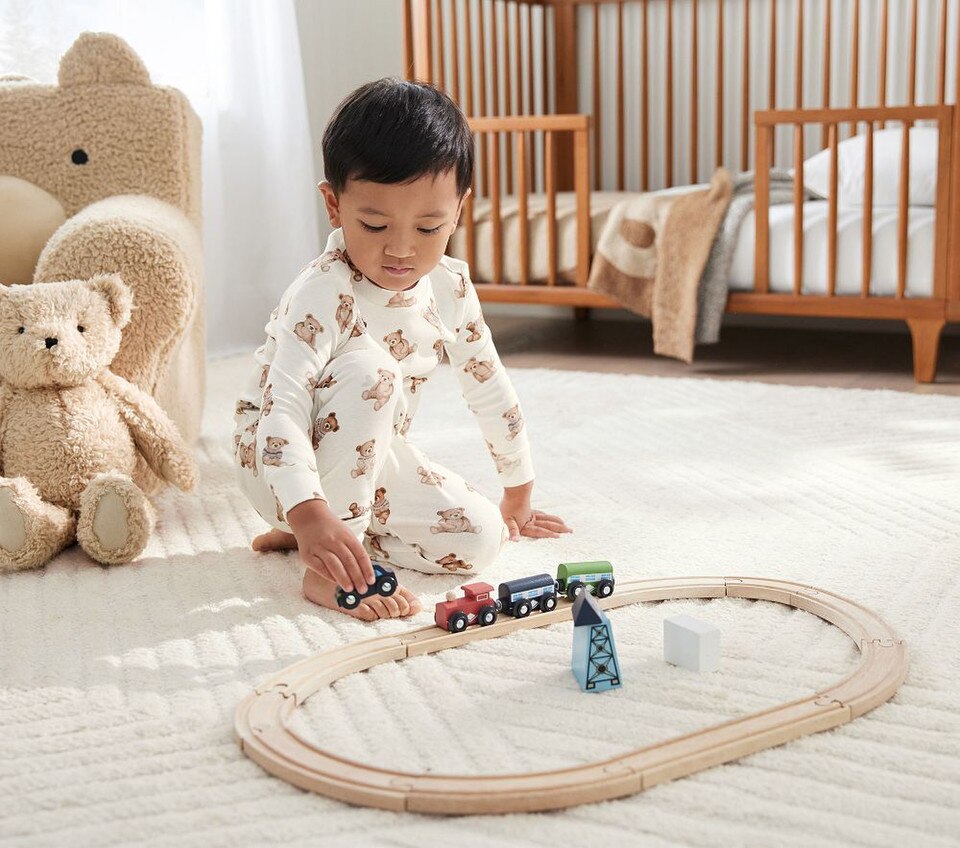 Wooden Train Set